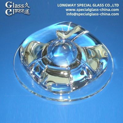 Pyrex 3.3 vetro borosilicato personalizzato Led Street Light Lens