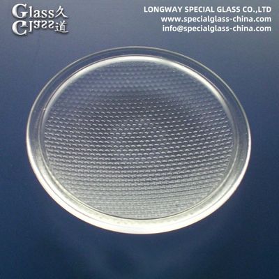 Lenti di copertura di vetro borosilicato resistenti ad alte temperature per lampade di luce