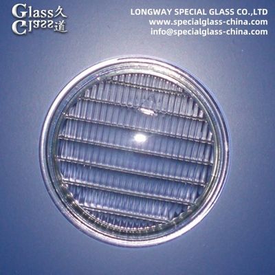 Sfumatura di vetro di calce di soda con texture per copertura di lampada a luce diffusa