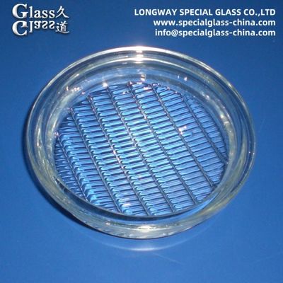 Sfumatura di vetro di calce di soda con texture per copertura di lampada a luce diffusa