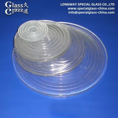 Lenti a Fresnel di vetro borosilicato pressato per luci da palco e semafori