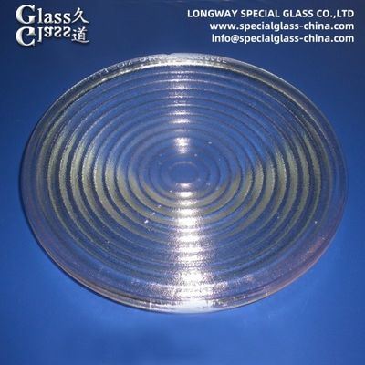 Lenti a Fresnel di vetro borosilicato pressato per luci da palco e semafori