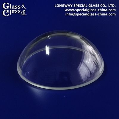 Bk7 JGS1 JGS2 Lenti a cupola di vetro ottico applicate per telecamere e telecamere di sorveglianza