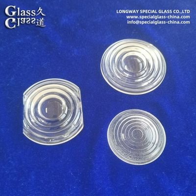 Lenti di borosilicato di vetro ad efficienza per apparecchi di illuminazione a led