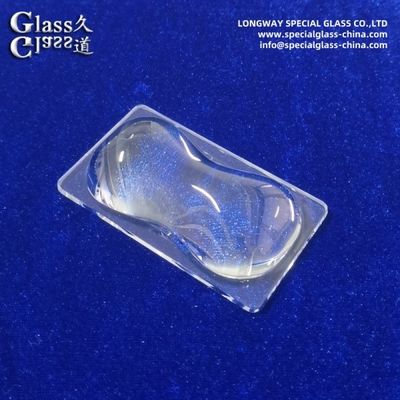 Lenti di copertura di vetro borosilicato ottico per soluzioni di illuminazione a LED