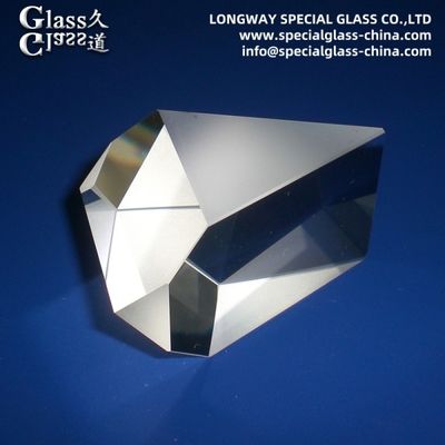Prisma ottico di vetro Bk7 di alta qualità per esperimenti di precisione di rifrazione della luce